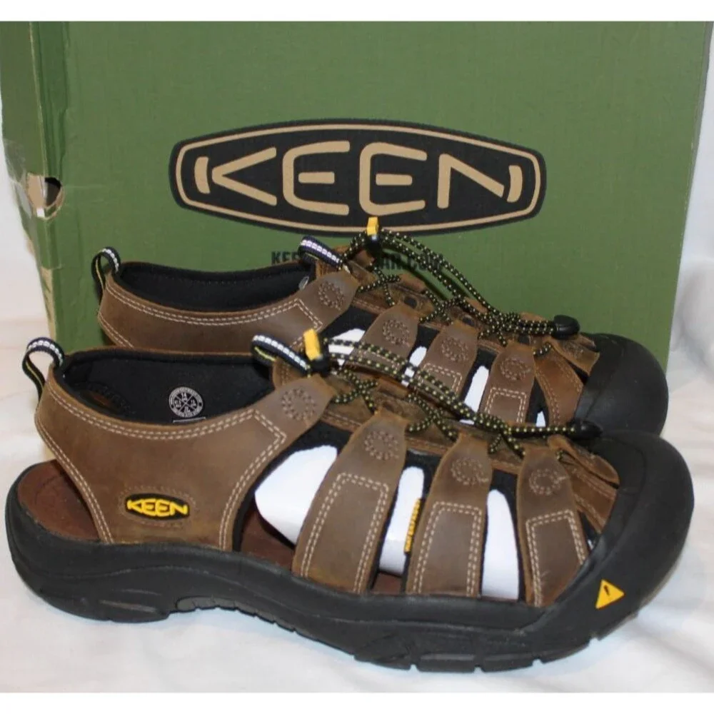 Keen Newport H2 Waterfront Sandal Bison Brown Men's Size 14 15‎ NWB